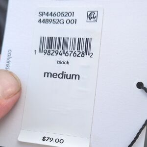 Calvin Klein Black Medium Fashion Piece